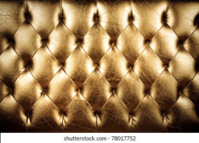 texture of padding, A gold texture of padding cushion. - Shutterstock ID 78017752