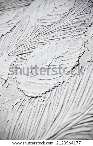 Texture paste white leaf background