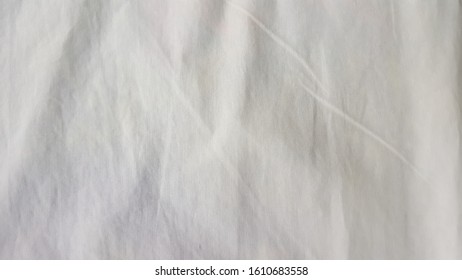The texture and pattern of white fabric. - Shutterstock ID 1610683558