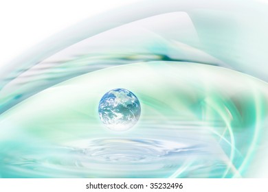 TEXTURE PATTERN-a globe background with peaceful image