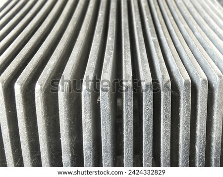 Texture photo of straight line cavities that is suitable for the background of your product.