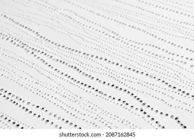 Texture Of Pierced Paper. Simple Dot Pattern.