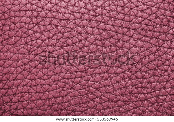 Texture Pink Leatherette Fabric Wallpaper Background Stock Photo