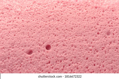 Texture Of Pink Mousse, Dairy Product 