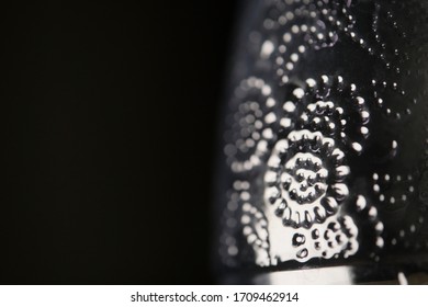 texture plastic bottle of low light