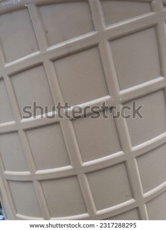 The Texture of plastick squere