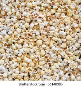 Texture of popcorn. Element of design.