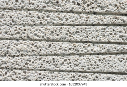 Texture And Porosity Of White Concrete Surface