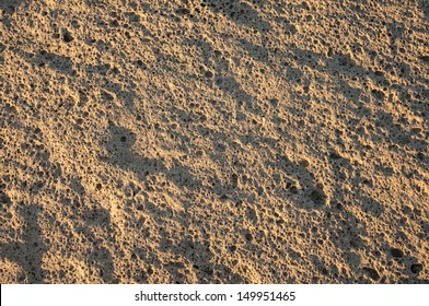 Texture Of Porous Rock Stone.