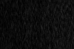 Texture Of Rain And Fog On A Black Background Overlay Effect, Abstract Splashes Of Rain And Snow Overlay Freeze Motion Of White Particles On Black Background