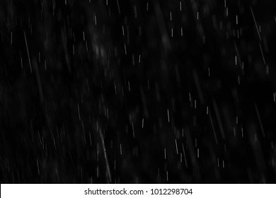 Texture Of Rain And Fog On A Black Background Overlay Effect