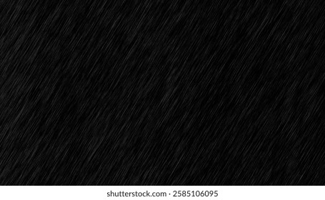 The texture of rain and fog on a black background overlays the effect.  Rain Overlay Effect With Black Background 