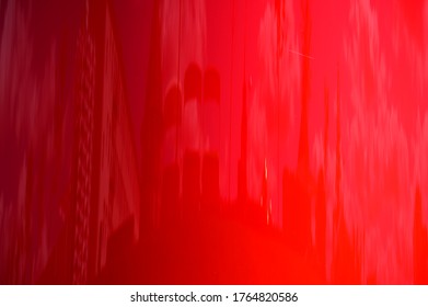 Texture of red canvas surface background