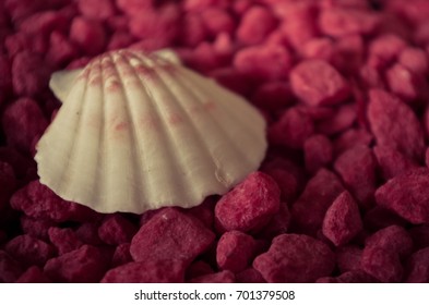 texture of a red concrete as a background