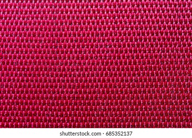 Texture Of Red Polyester Macro