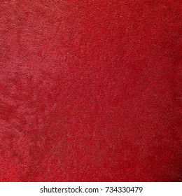 The texture of the red velvet. The background of red cloth. Background of red velvet - Shutterstock ID 734330479