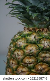 Texture of a ripe pineapple 