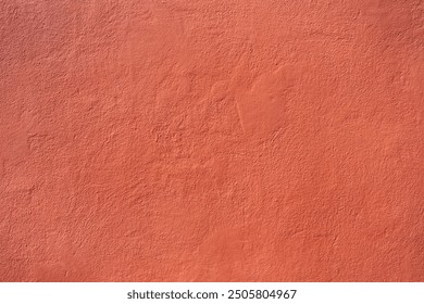 Texture of rough, red wall background. 