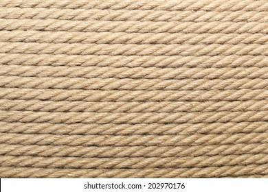 Texture Of The Rows Of Packing Twine