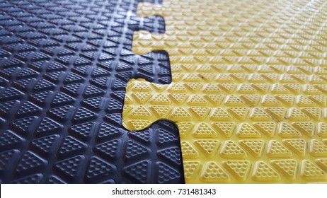 Texture Of Rubber Floor In Boxing Gym