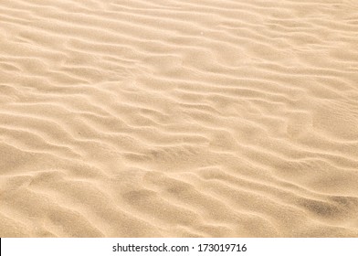Texture Sand Dune Desert in Gran Canaria Island Spain