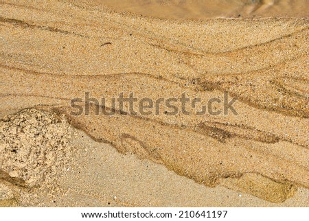 Similar – Sandstruktur4 Strand