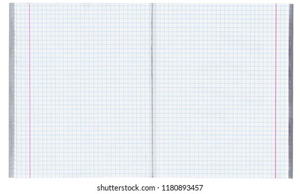 White Squared Paper Sheet Texture Background Stock Photo 151070255 ...