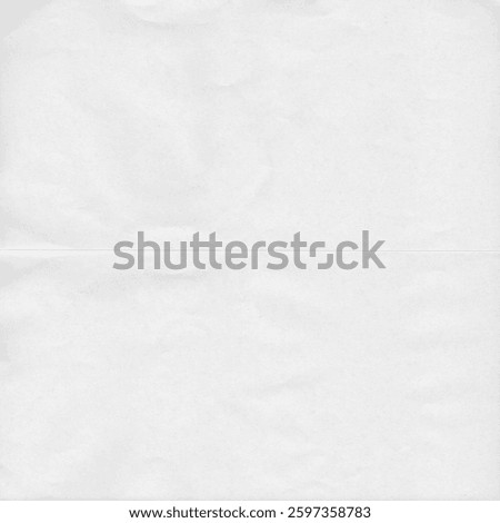 Texture set of gray folded worn paper. Trendy background for a poster. White paper folded in four fraction background. White paper crisp folded in fraction background. 