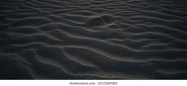 The texture, shape, and line created by Parangtritis beach sand. 