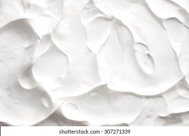 Texture of shaving foam