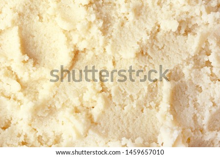 Texture of shea butter as background