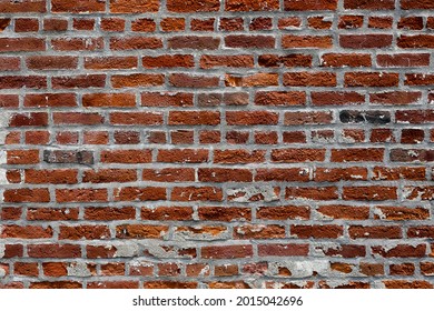 A Texture Shot Of Brickwork Done Over 200 Years Ago.