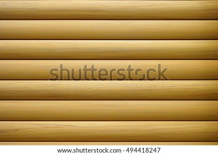 The texture of the siding