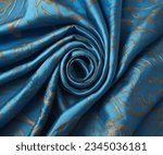 Texture silk blue. Torn with texture, this midnight fleet washed the silk Ottoman for those who want to make luxurious pieces. His incredibly soft washed hand has a reptilian design of an ottoman,