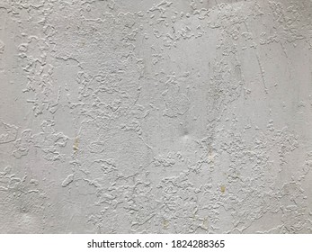 Texture, Silver Colored Metal Sheet. Metal Is Heterogeneous, Porous, Interspersed With Paint. The Metal Sheet Is Colored Non-uniformly, The Paint Falls Off In Some Places. Rust