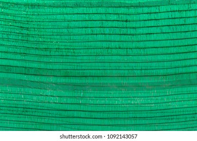 Texture Of Slalom Sun Shade Green Color For Protection UV Of Sun.