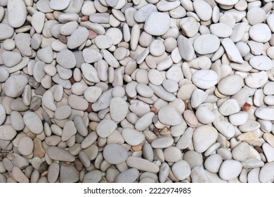 The Texture Of The Small River Stones