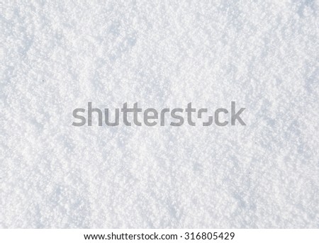 texture of snow