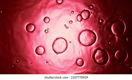 Texture Of Splashing Red Wine, Overhead Shot.