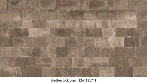 Texture Of A Stone Wall. Old Castle Stone Wall Texture Backgroun