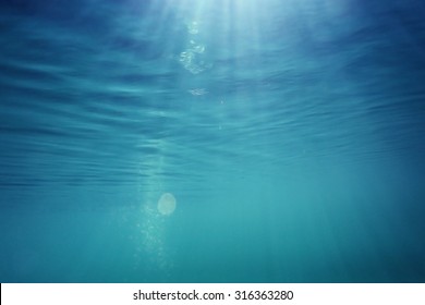 Texture Underwater Depth Of The Water Column