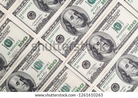 texture from US dollars banknotes