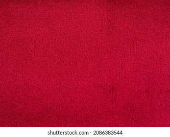 the texture of the velour is red. close-up. macrophotography - Shutterstock ID 2086383544