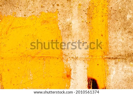 Texture, wall, concrete, it can be used as a background. Wall fragment with scratches and cracks