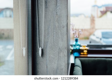 texture of the wall with gray handmade plaster