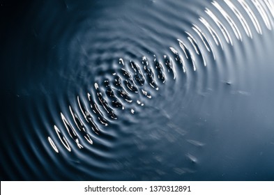 The texture of water under the influence of vibration in 432 hertz - image