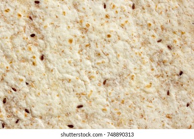 Texture Wheat Tortilla With Seeds Of Cereals