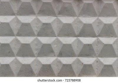 The Texture Of The White Cubes Of Irregular Shape