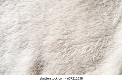 Texture White Fake Fur