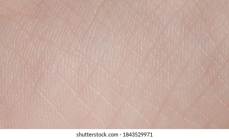 Texture Of White Human Skin Macro Close Up View